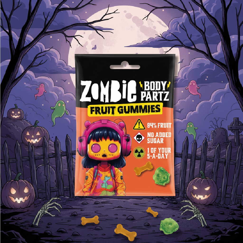 Zombie Snack: a 100%-ban gyümölcsből készült vegán édesség