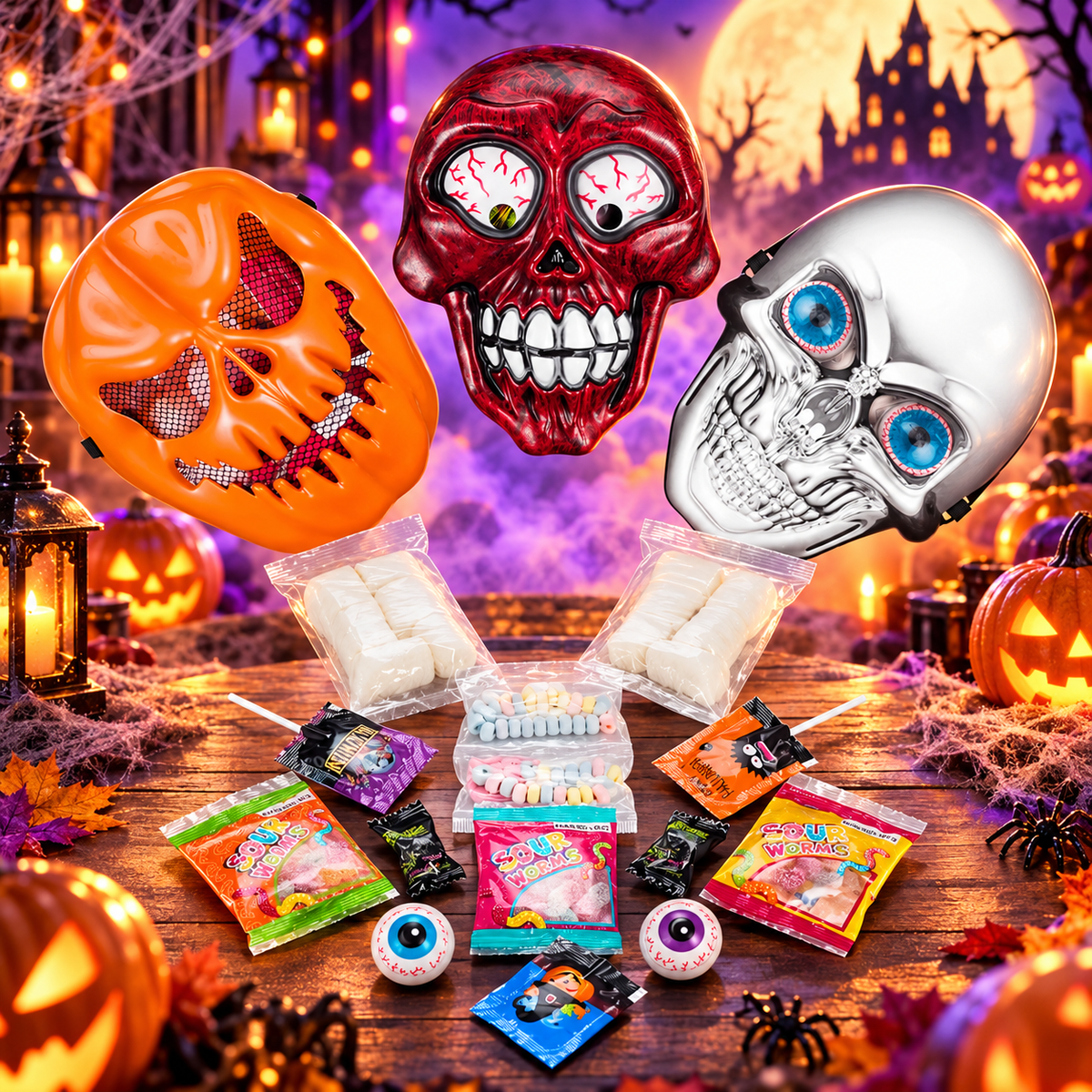 BIP Whoopsie Candy Mask – Halloween édességválogatás maszkkal
