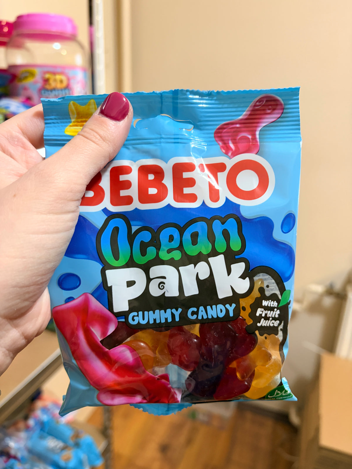 Bebeto Ocean Park 80 g – Tengeri Állat Formájú Gumicukor Mix