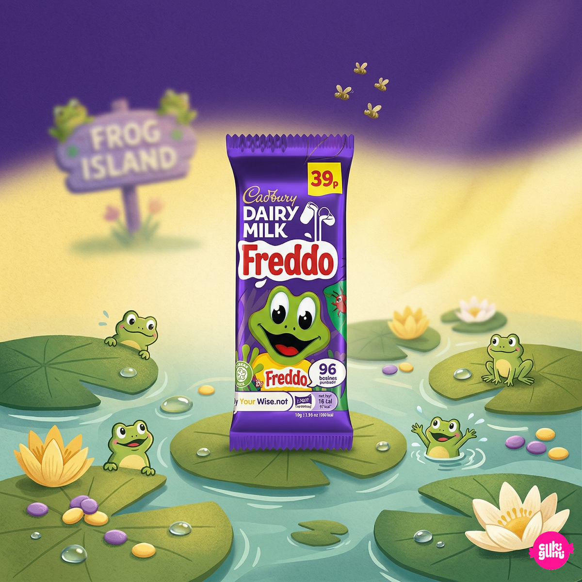 Cadbury Dairy Milk Freddo 18 g - Tejcsokoládé figura