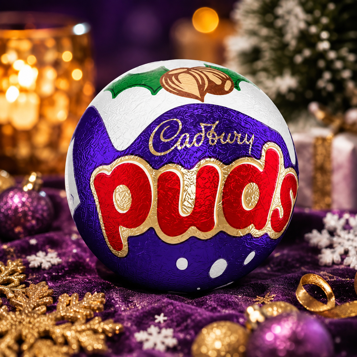 Cadbury Puds Tejcsokoládé golyó Trüffeles Töltelékkel 35 g