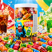 Deer Dada Soda Soft Gummy Candy – Őszibarack- és licsiízű puha gumicukor 10 g