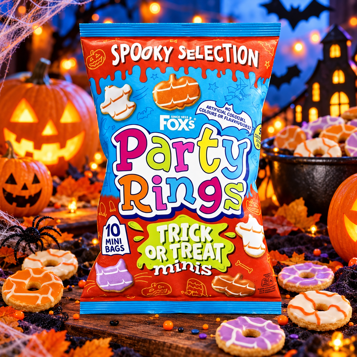 Halloween Party Rings Trükk vagy csemege