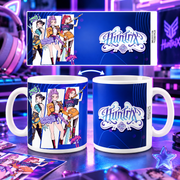 KPop Demon Hunters HUNTR/X Logo (eredeti Neflixes) – Rumi, Mira & Zoey kerámia bögre 325 ml