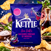 Kettle Sea Salt & Balsamic Vinegar of Modena – Tengeri sós és modenai balzsamecetes burgonyachips 80 g