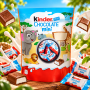 Kinder Chocolate Minis 120 g – Mini tejcsokoládék tejes töltelékkel