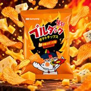 Samyang Buldak Potato Crisps Quattro Cheese – Csípős sajtos burgonyasnack 55 g