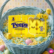 Peeps Sárga pillecukor nyuszik 4 db 42 g