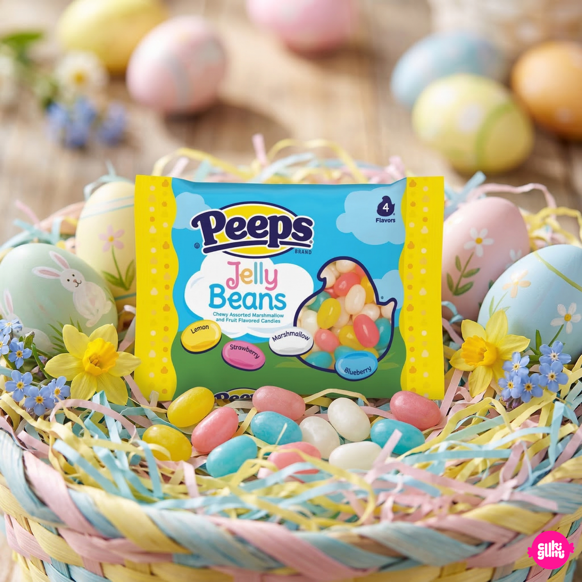 Peeps Vegyes gyümölcsös zselés drazsé 113 g