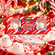 Peeps Candy Cane 5 Pack 43 g – Cukorpálca ízű pillecukor csibék