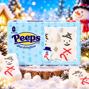 Peeps Marshmallow Snowmen 3 Pack 42 g – Hóember alakú pillecukor