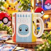 Pokémon Pokéball 3D bögre 460 ml – Pikachu és Kanto kezdő Pokémonok – ABYstyle
