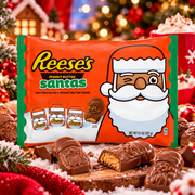 Reese's Peanut Butter Santas 226 g – Mogyoróvajjal töltött tejcsokoládé Mikulások