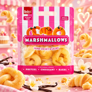Becky’s Marshmallow Sweet Bakery – Perec, bagel és croissant formájú habcukor 135 g
