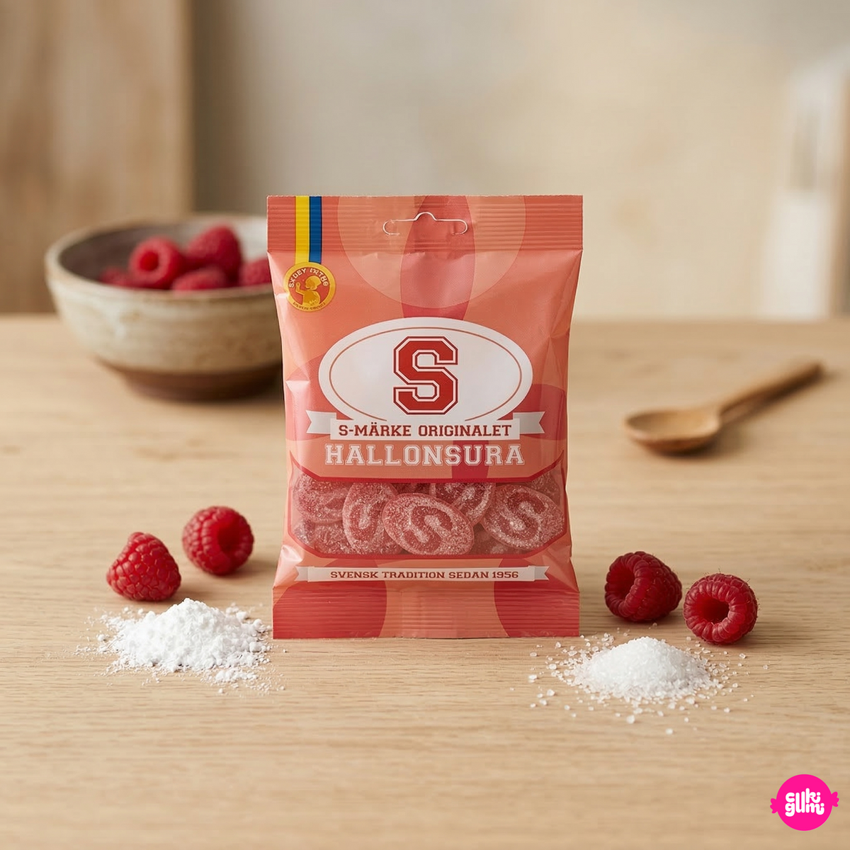 S-Märke Savanyú málnás gumicukor 80 g