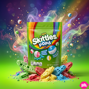 Skittles POP'd Freeze Dried Candy Sour 155 g – Savanyú Fagyasztva Szárított Cukorka 2026/09