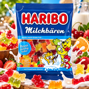 Haribo Milchbären 160 g – Gyümölcsös-tejes gumicukor macik