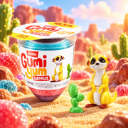 ZURU Gumi Yum Surprise Wild Life – Gyümölcsös gumicukor meglepetés állatfigurával 26 g