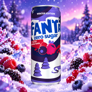 Fanta Zero Forest Berry – Cukormentes erdei gyümölcs ízű szénsavas üdítő 330 ml