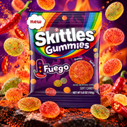 Skittles Gummies Fuego – Chilis gyümölcsízű gumicukor 164 g