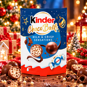 Kinder Milk Choco Balls 90 g – Tejkrémmel és ropogós kakaós darabokkal töltött tejcsokoládé golyók
