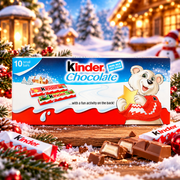 Kinder Chocolate Small Bars 125 g – Tejes töltelékű tejcsokoládé 10 × 12,5 g