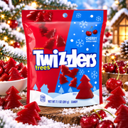 Twizzlers Trees Cherry 201 g – Cseresznye ízű karácsonyfa alakú gumicukorka