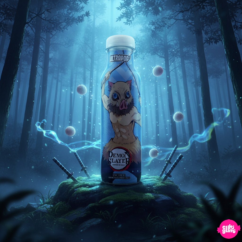 Ultrapop – Demon Slayer – Inosuke licsi ízű gyümölcsös üdítő 330ml